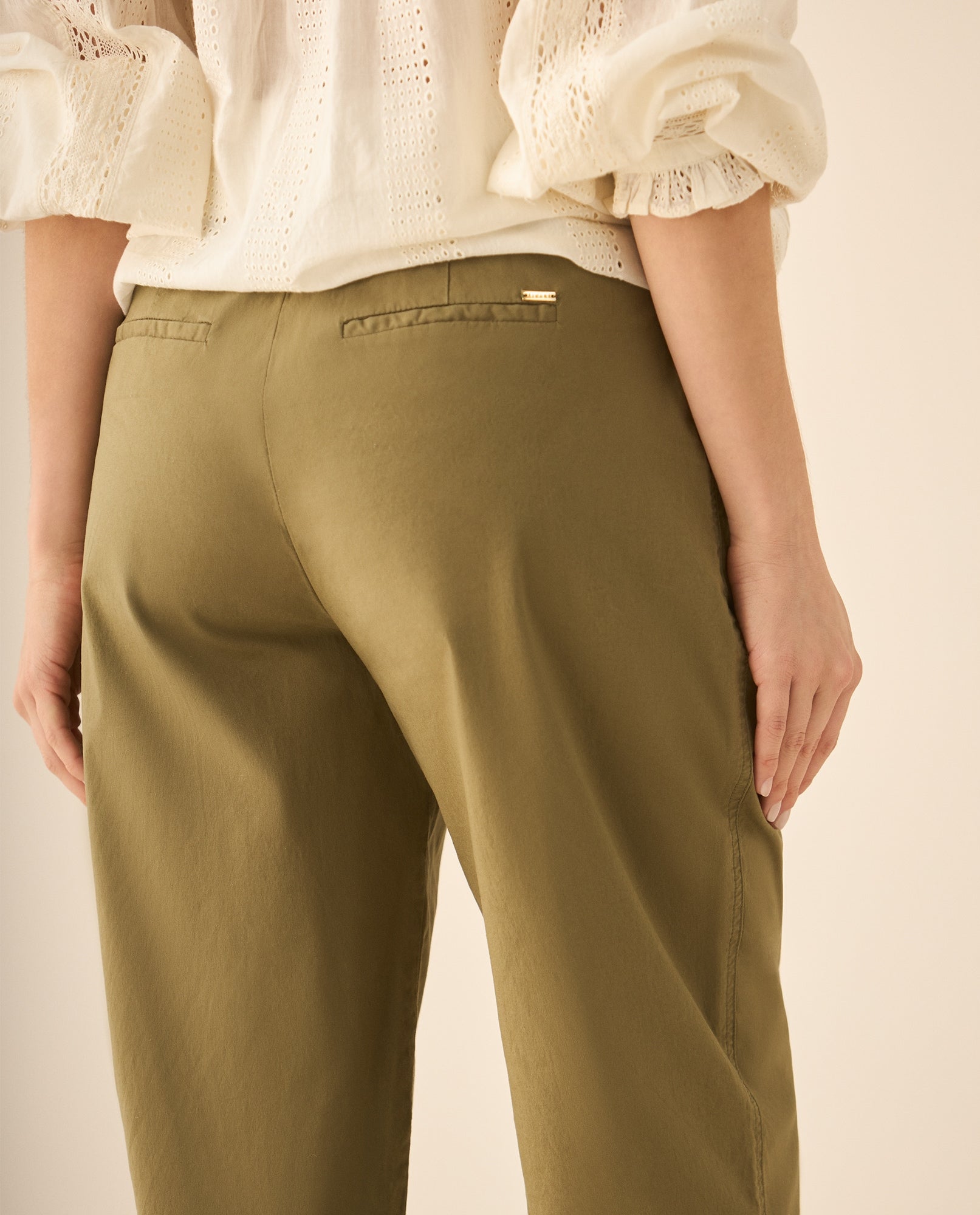 Pantalón bota recta para mujer - Verde 34_133G004_VER170627_6