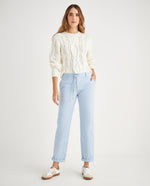 Pantalón de silueta ajustada para mujer - Azul