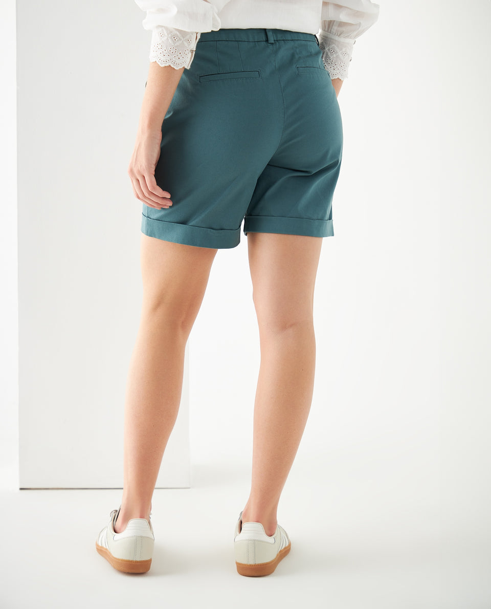 Bermuda con guardapolvo para mujer - Verde 34_151F000_VER184612_4