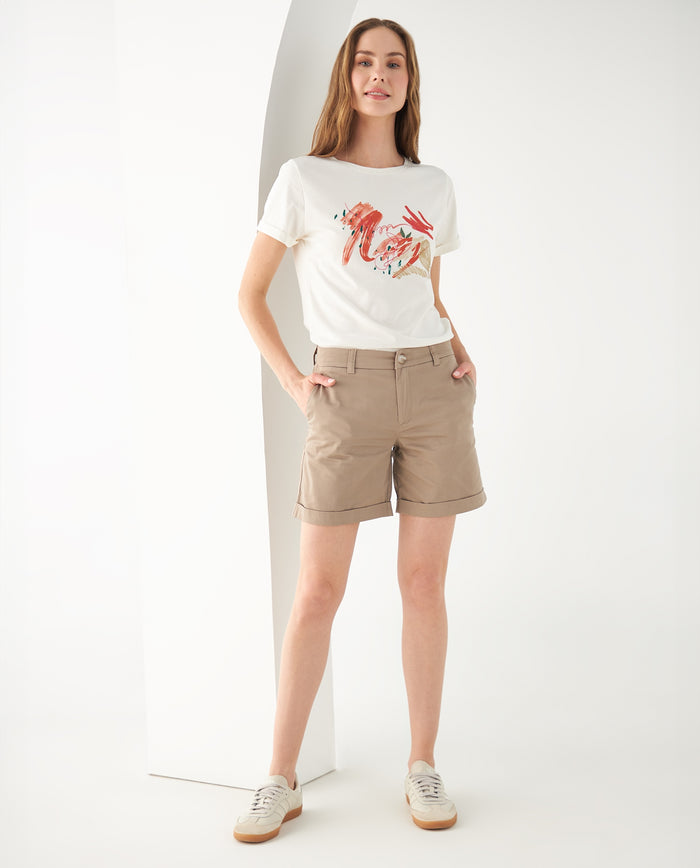 Bermuda de ruedo con guardapolvo para mujer - Beige 34_152F000_BEI151216_0
