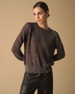 Suéter Gris con Detalles Metálicos - Gris