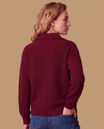 Suéter tejido oversize cremallera - Rojo 34_169H200_ROJ191526_6