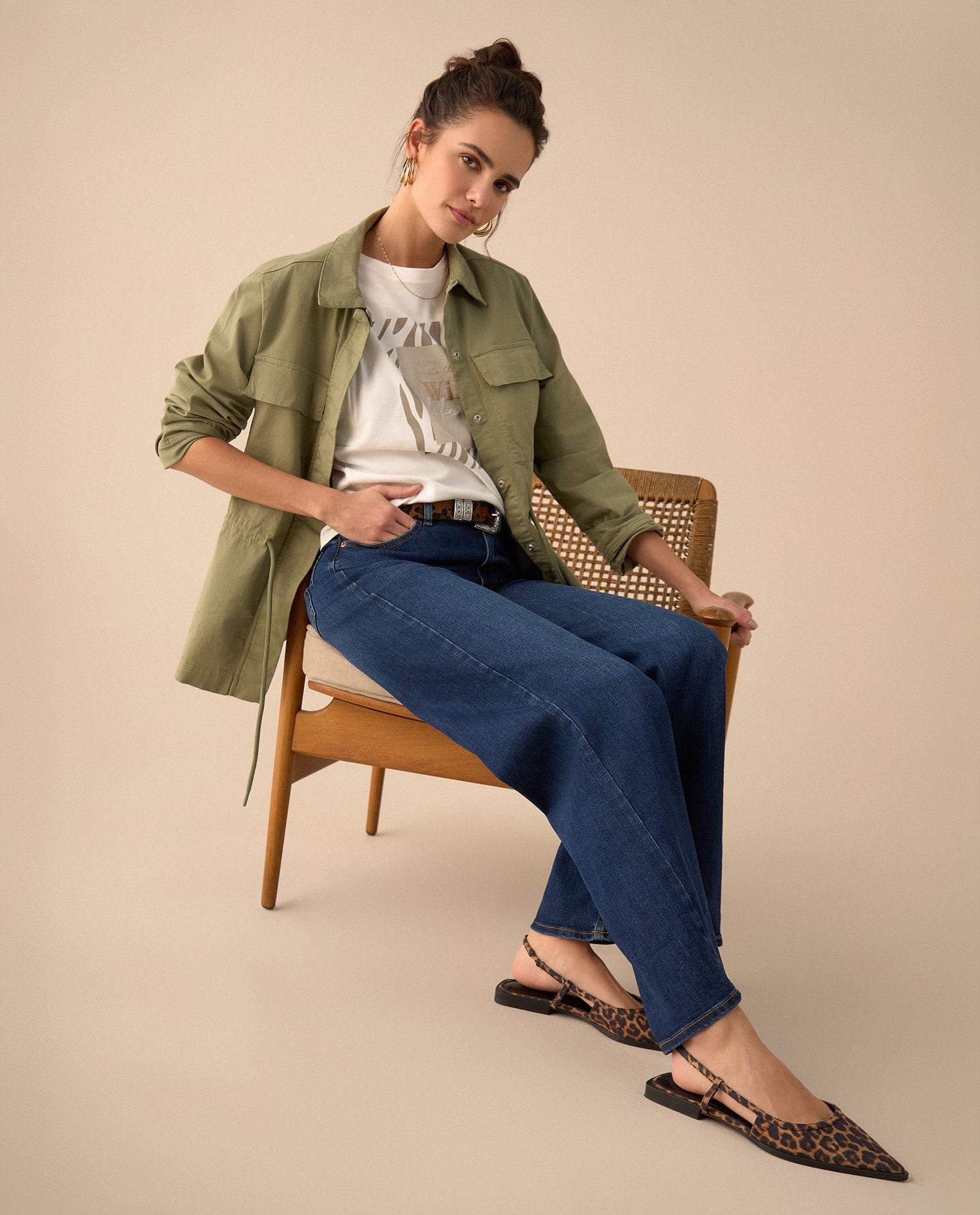 Jean Wide Leg fit para mujer - Azul