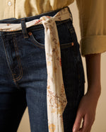 Jean bootcut largo regular tiro medio - Azul