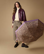 Sombrilla estampada animal print - Café 34_240H201_CAF151213_0
