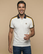 Polo fit ajustado logo bordado - Gris