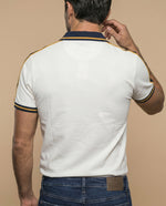 Polo fit ajustado logo bordado - Gris