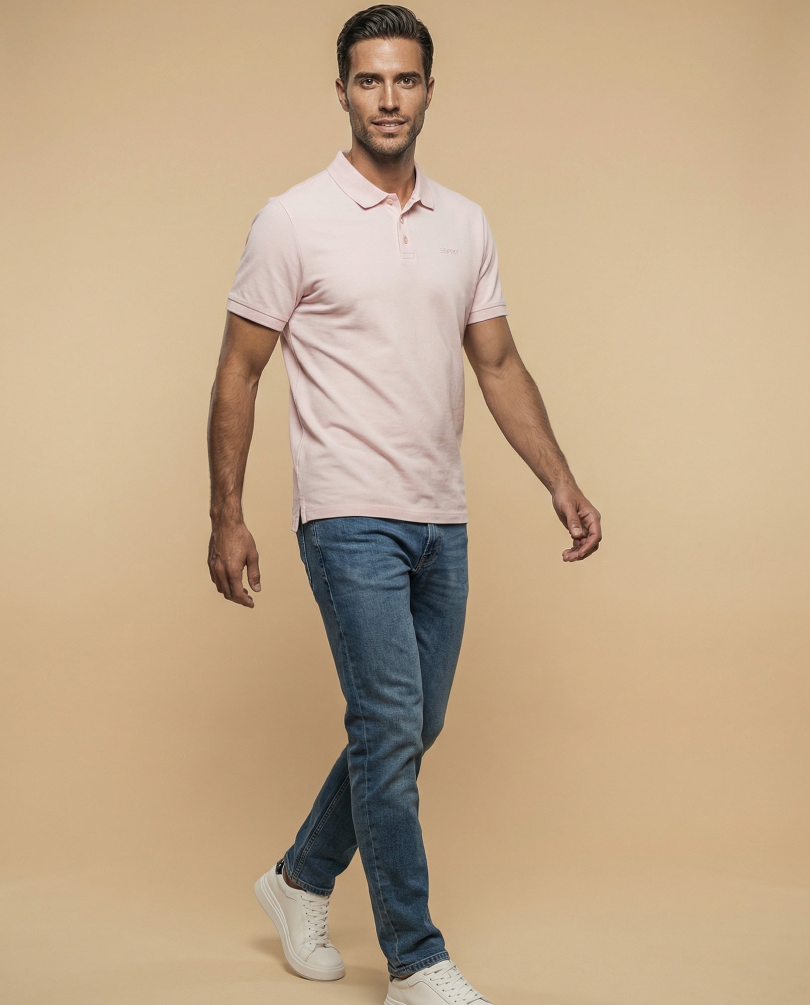 Polo Esprit Hombre Regular Fit - Rosa 34_305F360_ROS151607_5