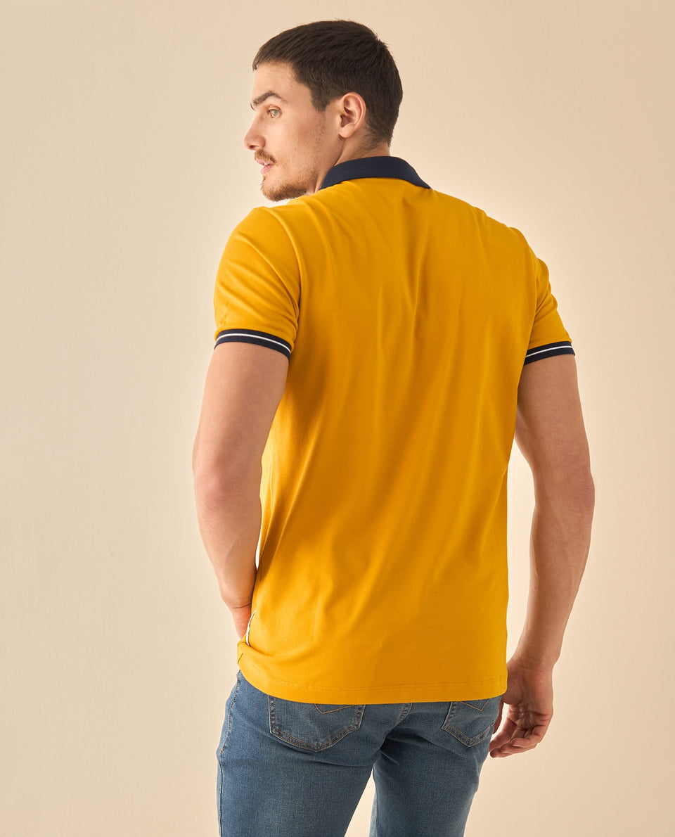 Polo con Detalles Deportivos - Amarillo 34_305G300_AMA171047_4