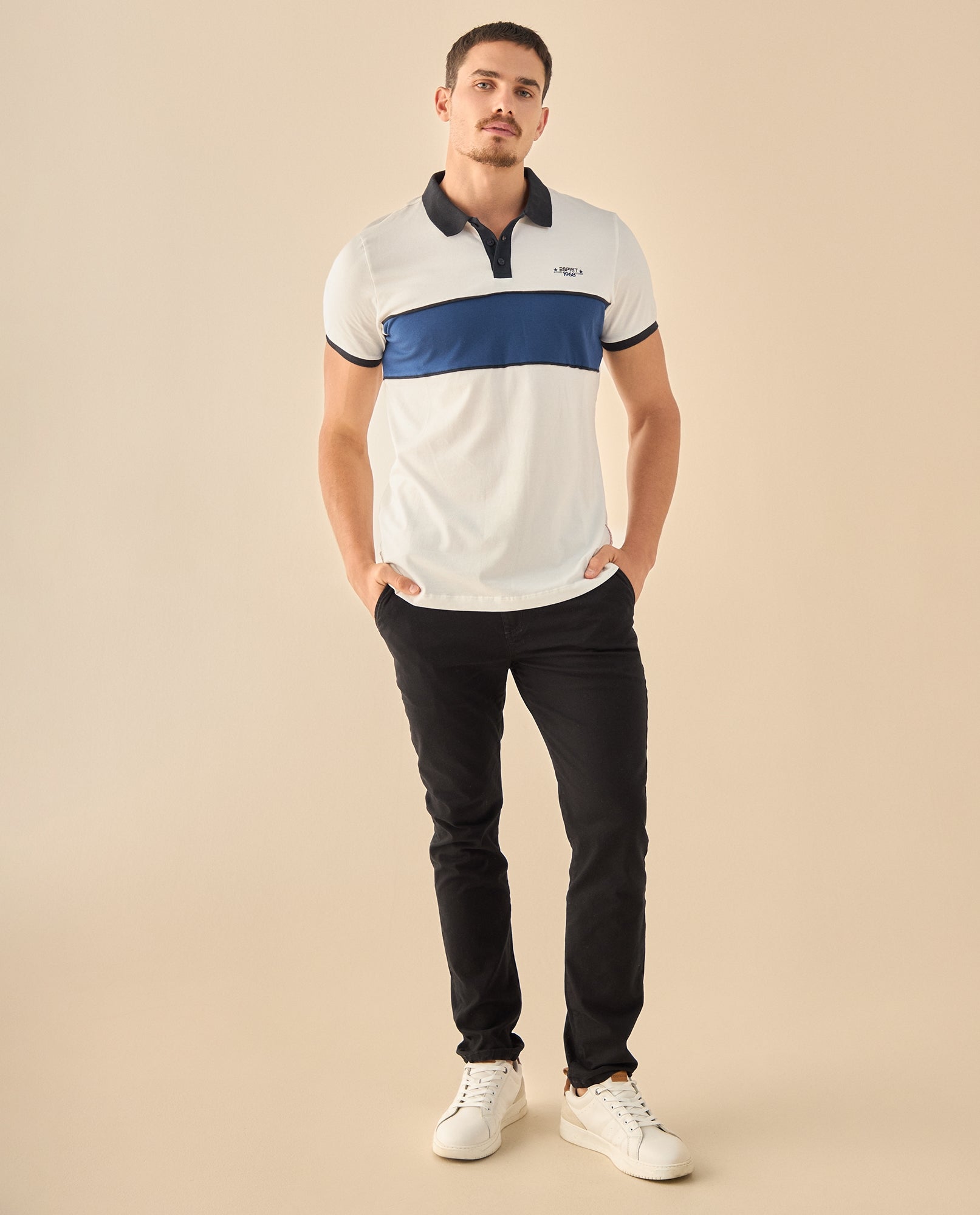 Polo con Detalles Dorados - Crudo 34_305G301_CRU110605_5