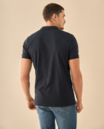 Polo con Rayas Deportivo - Azul