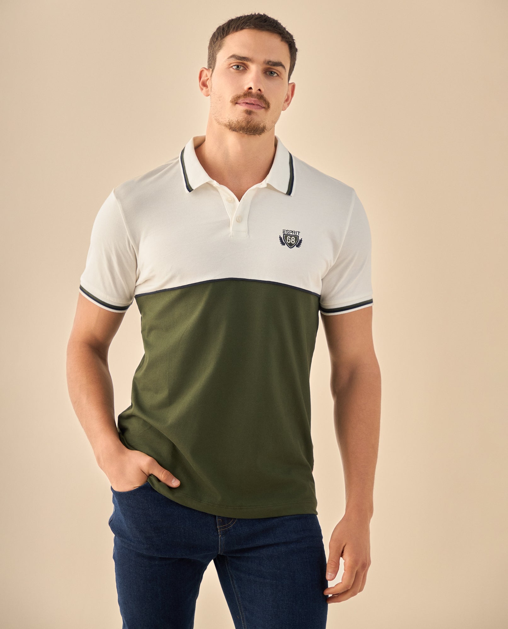 Polo con Escudo Heritage - Verde 34_305G304_VER170839_0