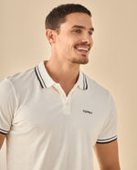 Polo con Ribetes Premium - Crudo