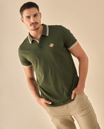 Polo con Bordado Diamante - Verde
