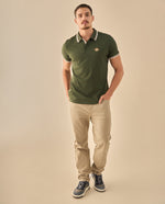Polo con Bordado Diamante - Verde