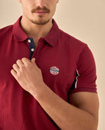 Polo con Detalles Contrastantes - Rosa