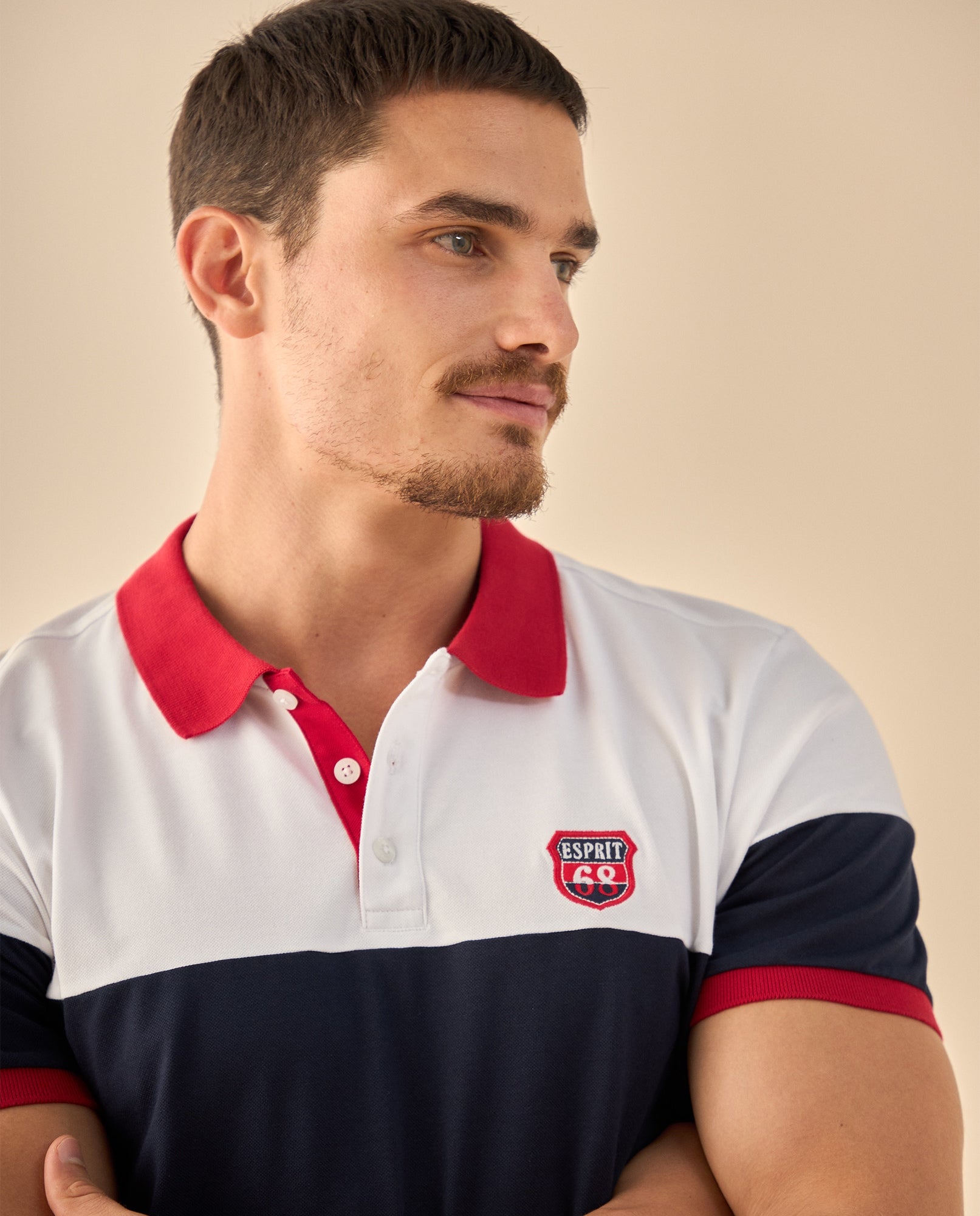 Polo con Diseño Block Premium - Azul 34_305G323_AZU184022_3