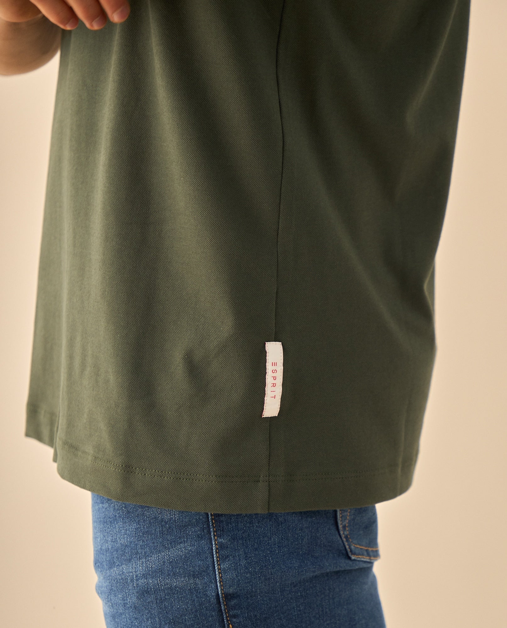 Polo con Cremallera y Detalles Contrastantes - Verde 34_305G326_VER156313_5