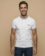 Polo con Ribetes Contrastantes - Blanco