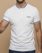 Polo con Ribetes Contrastantes - Blanco