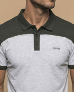 Polo jersey regular hombre - Gris