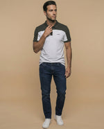 Polo jersey regular hombre - Gris