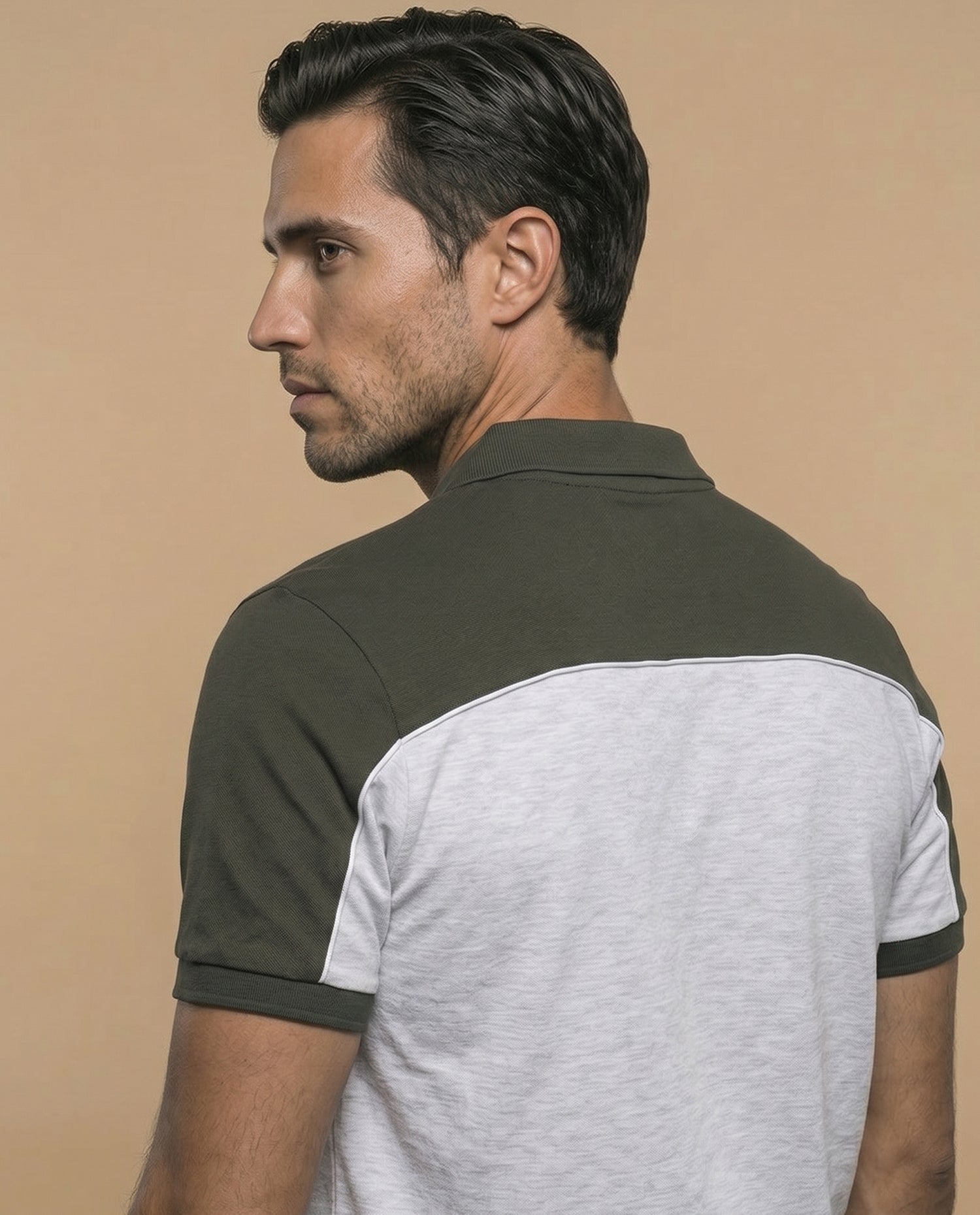 Polo jersey regular hombre - Gris