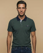 Polo manga larga regular fit - Verde
