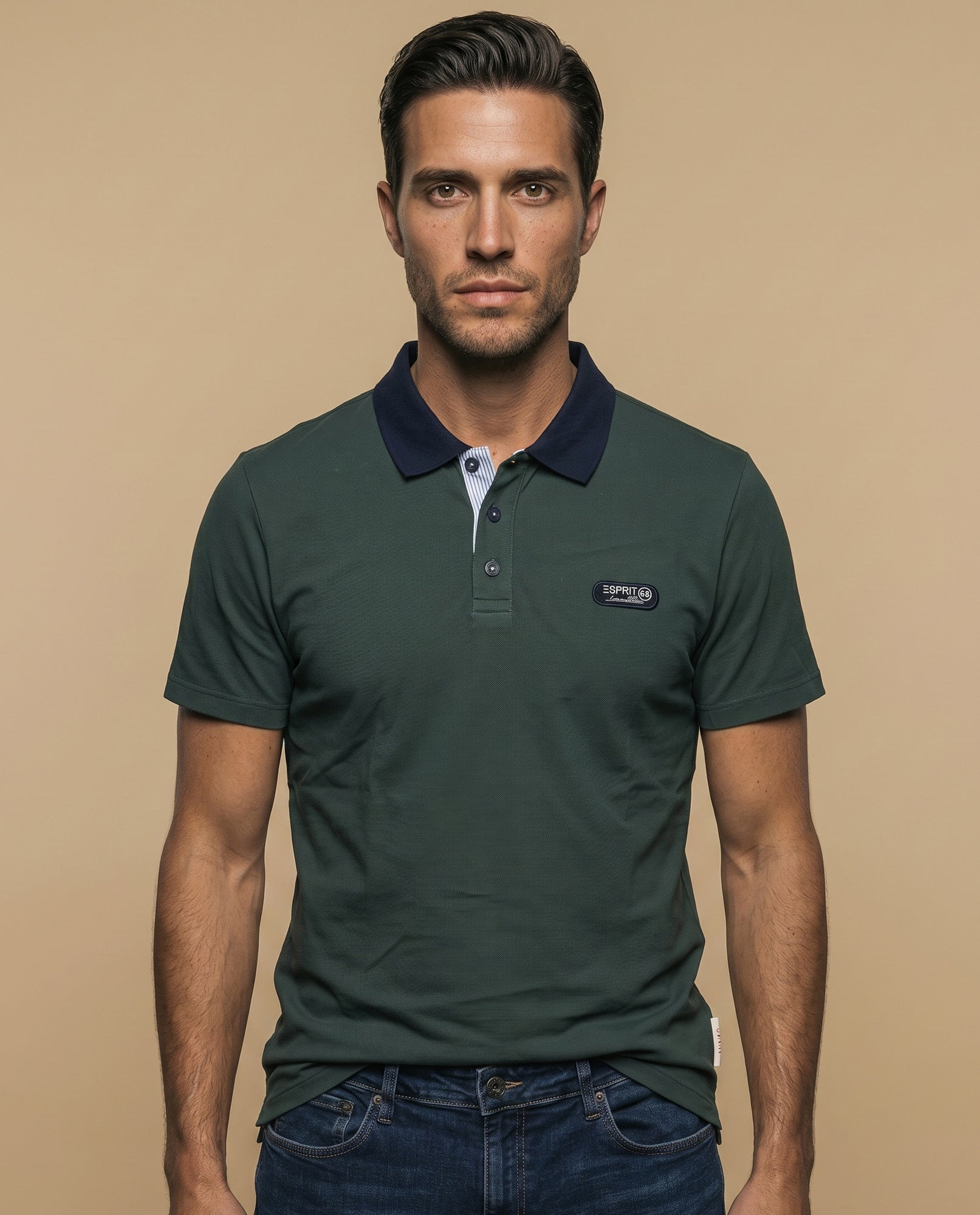Polo manga larga regular fit - Verde 34_305G337_VER175923_0