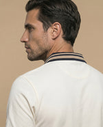 Polo manga larga regular hombre - Crudo