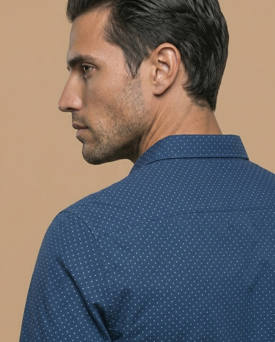 Camisa slim puntos pequeños - Azul 34_315E306_AZU184041_7