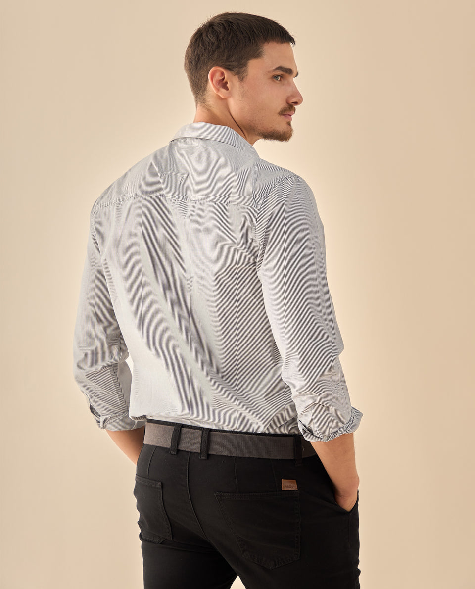 Camisa de Rayas Finas Profesional - Blanco 34_315G303_BLA114001_4