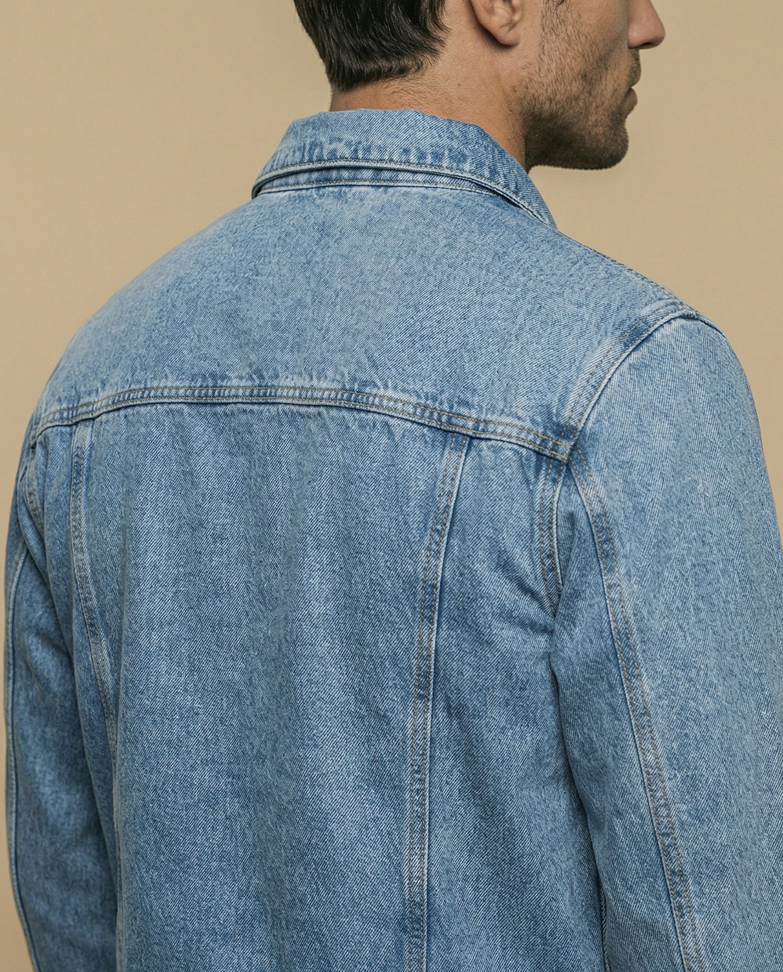 Chaqueta de denim con bolsillos frontales - Azul 34_321E301_AZUA03693_6