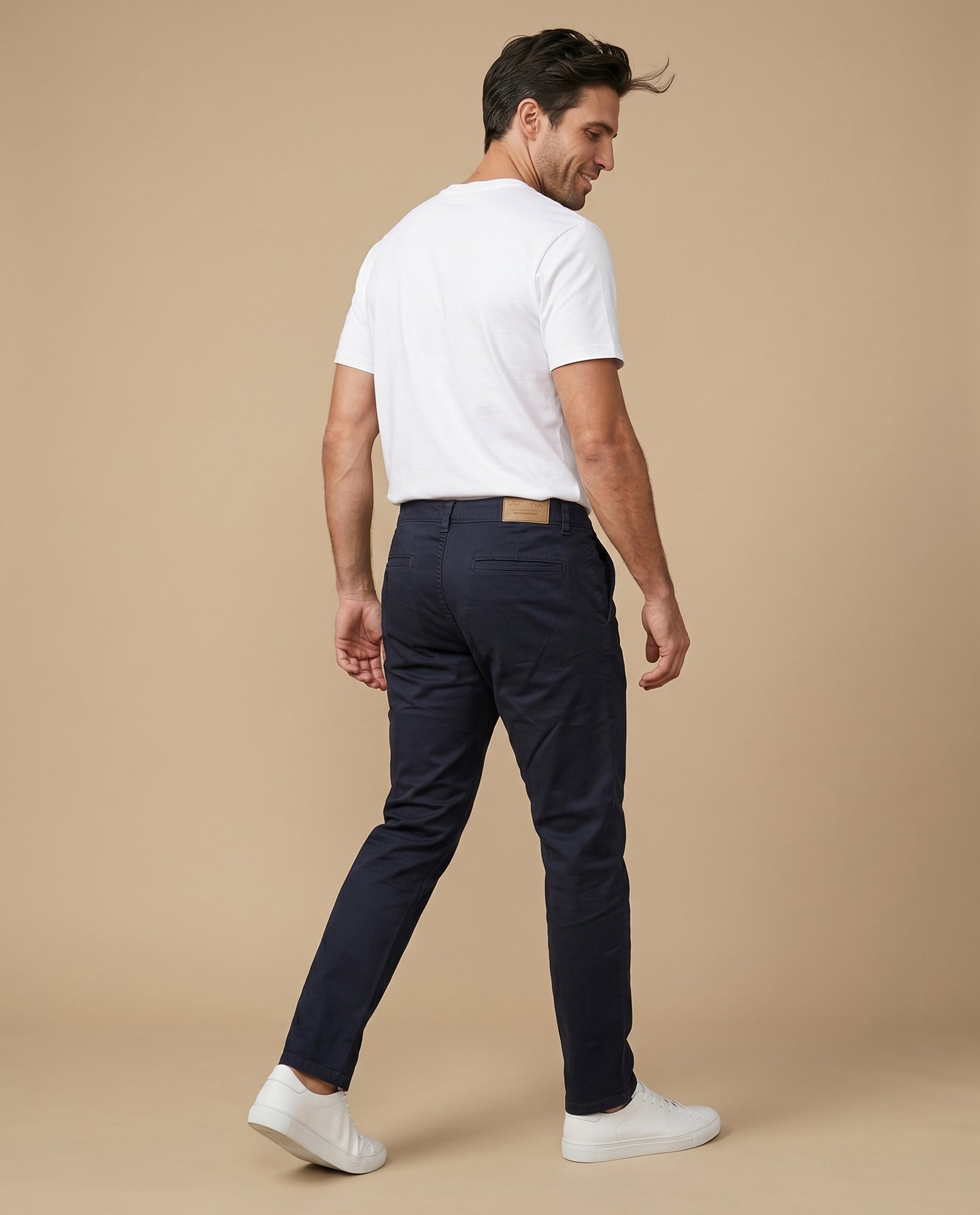 Pantalón Slim Algodón Hombre - Azul 34_331E300_AZU183963_4