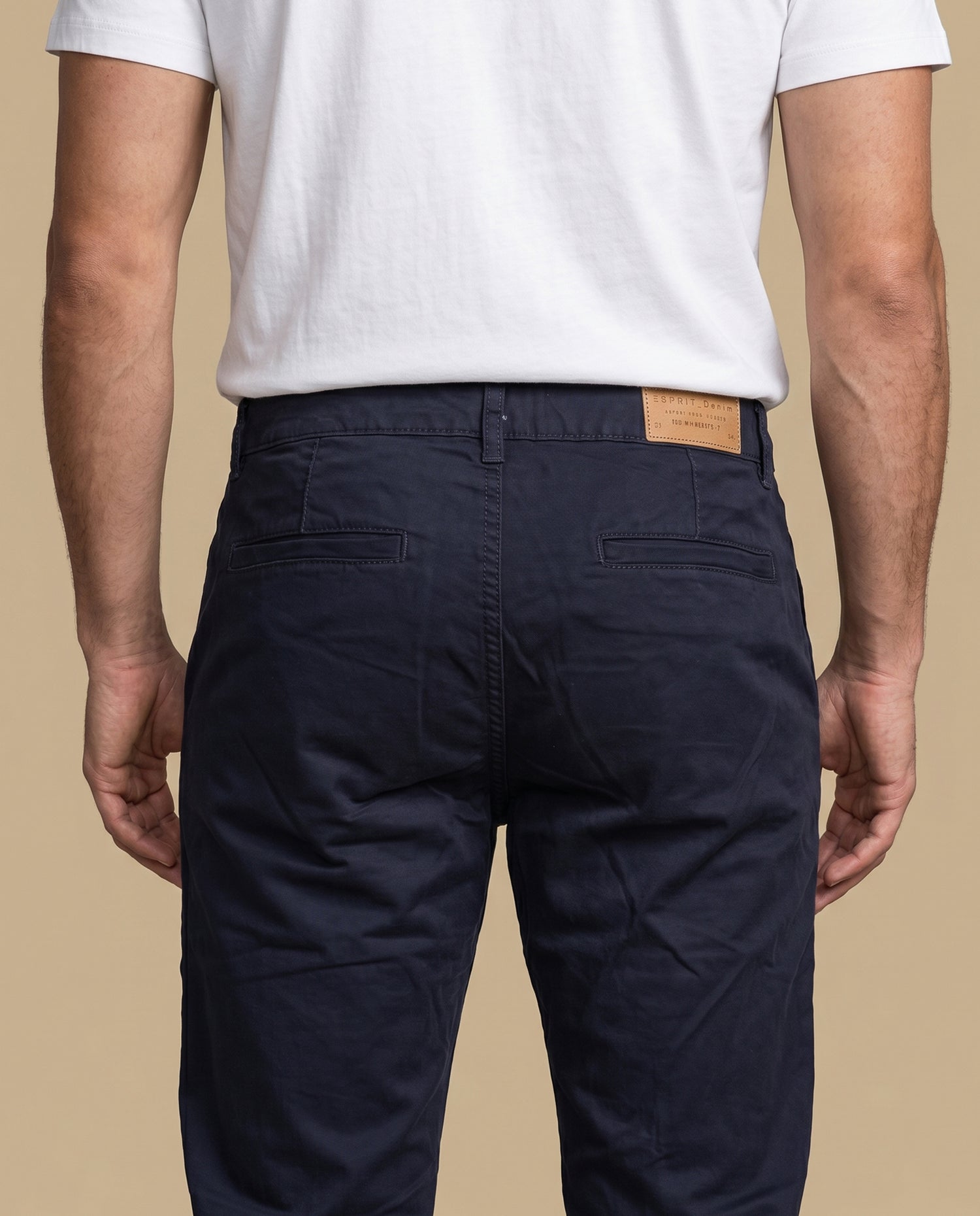 Pantalón Slim Algodón Hombre - Azul