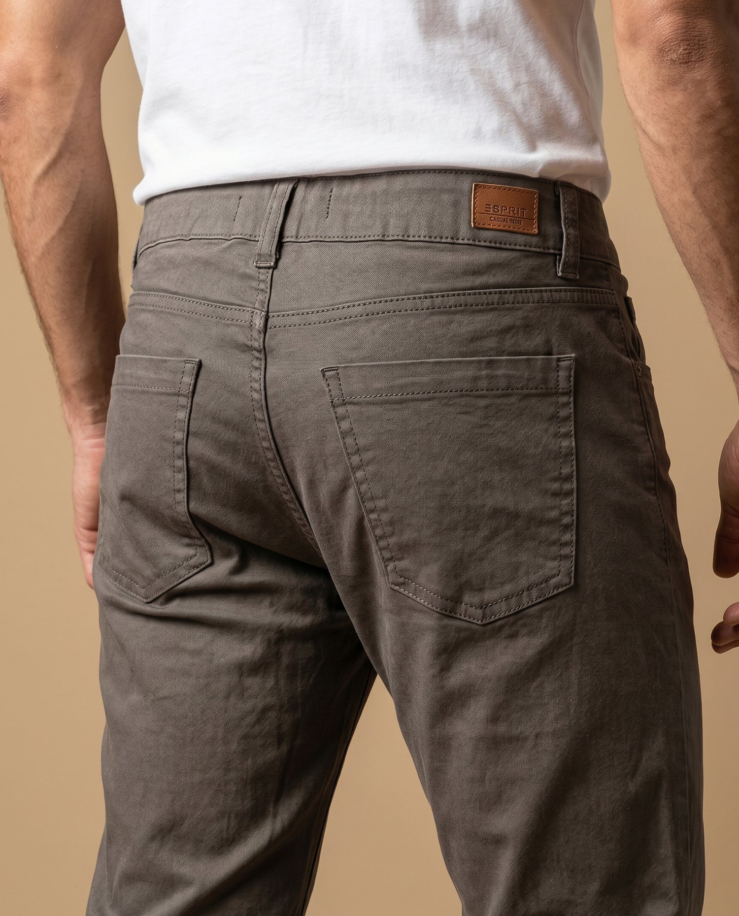 Pantalón Slim Hombre Algodón - Verde