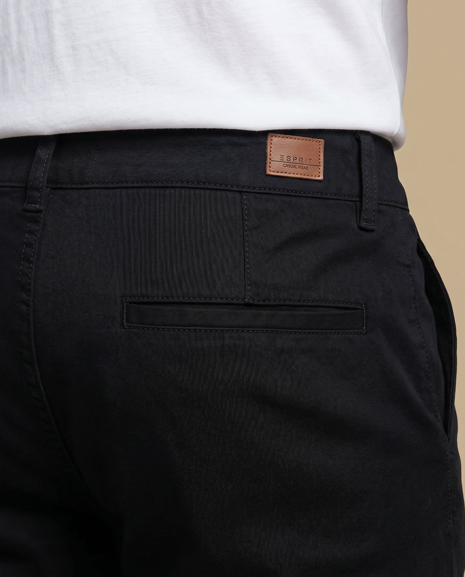 Pantalón recto algodón stretch - Negro 34_335E301_NEG194003_6