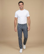 Pantalón slim algodón stretch - Gris