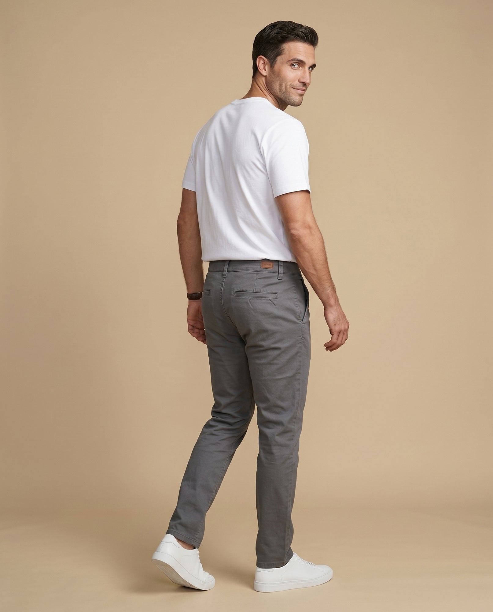 Pantalón slim algodón stretch - Gris 34_335E303_GRI183907_4