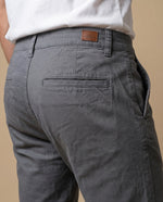 Pantalón slim algodón stretch - Gris