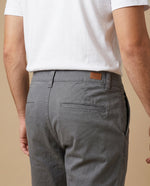 Pantalón slim algodón stretch - Gris