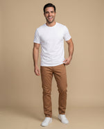 Pantalón slim denim pesado - Amarillo