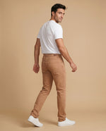 Pantalón slim denim pesado - Amarillo