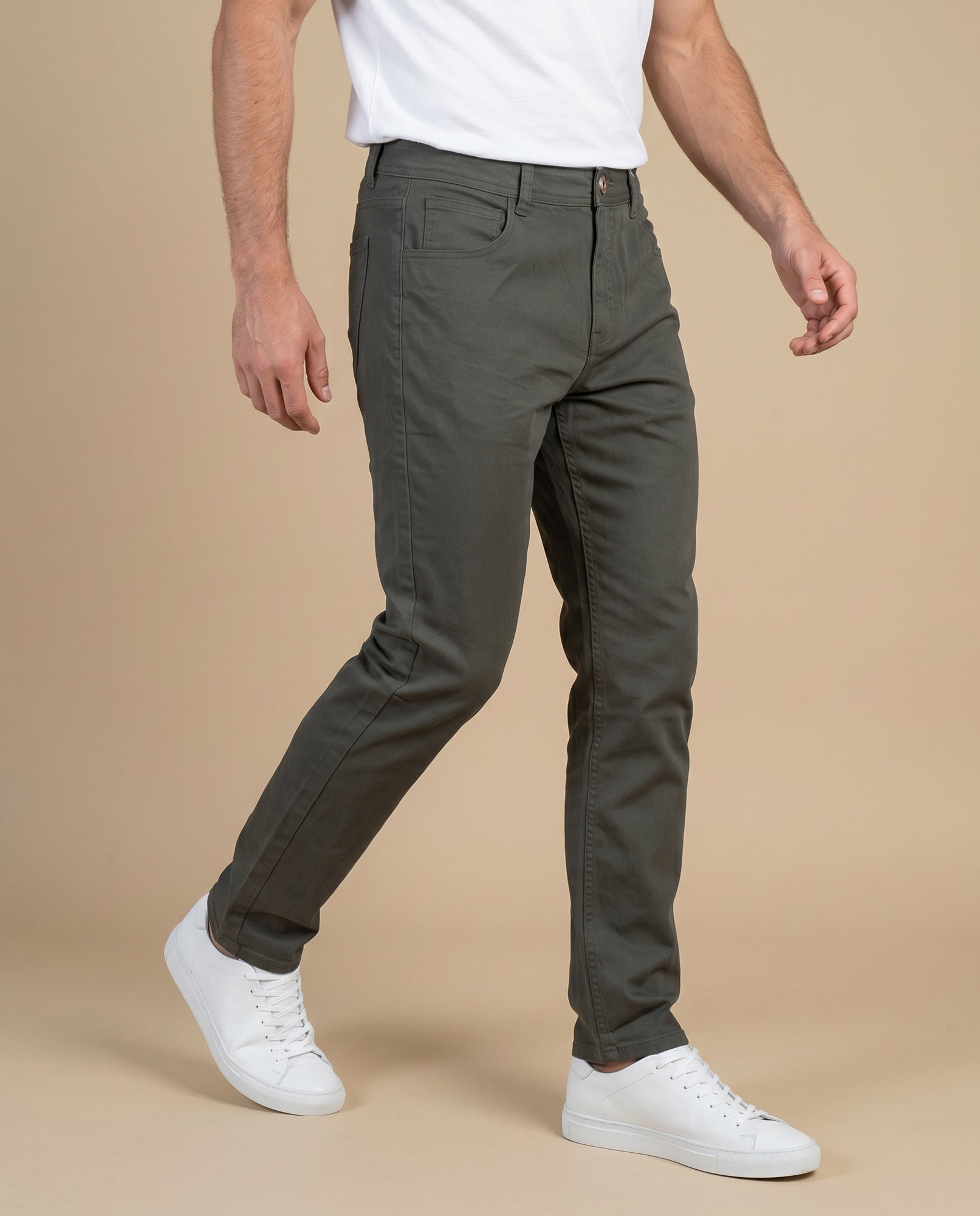 Pantalón slim denim pesado - Verde 34_335E304_VER190622_3