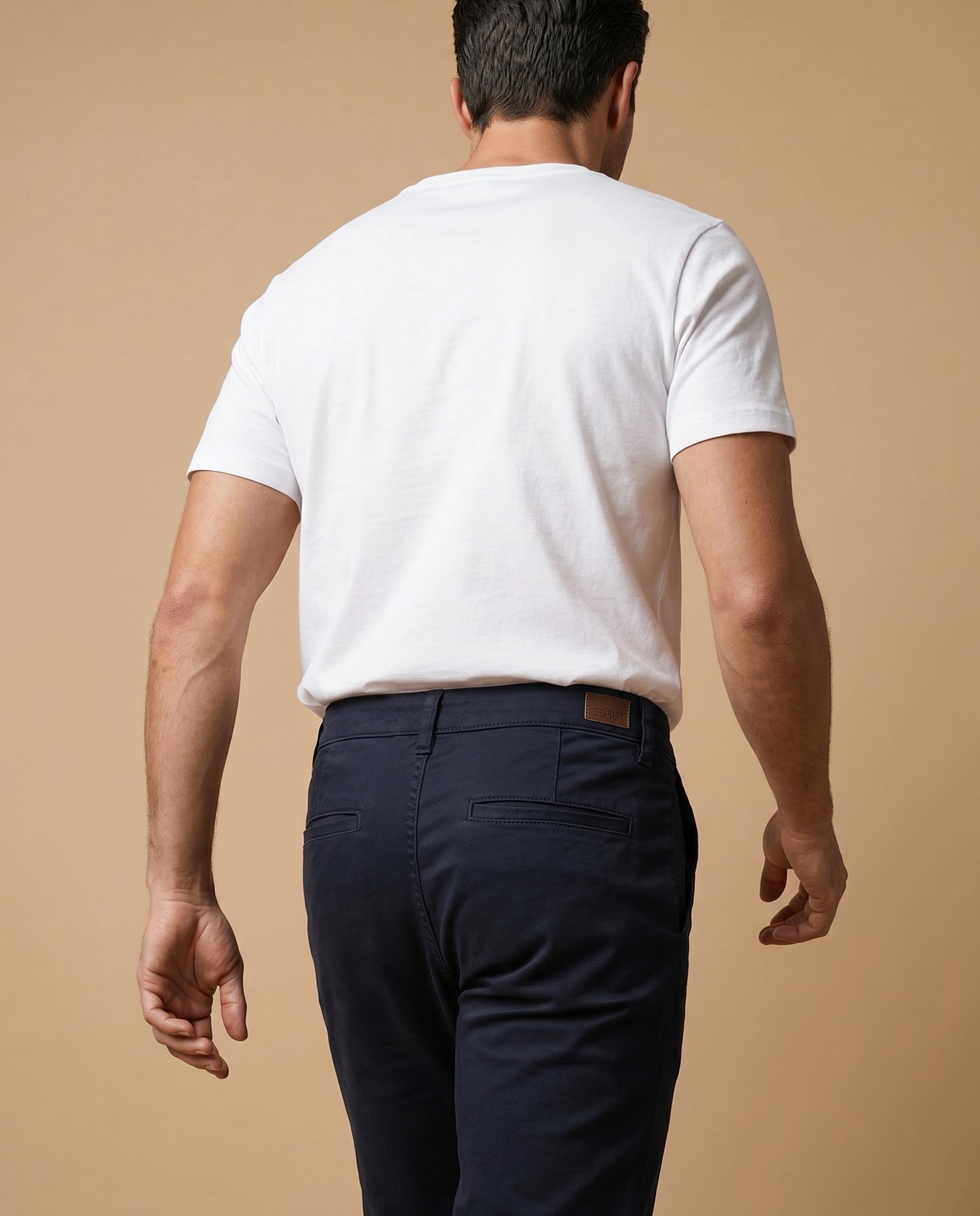 Pantalón Slim Algodón Hombre - Azul