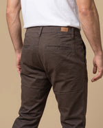 Pantalón Slim Algodón Hombre - Café