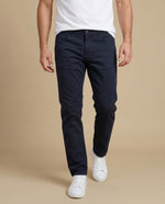Pantalón slim algodón elastano - Azul