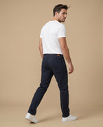 Pantalón slim algodón elastano - Azul