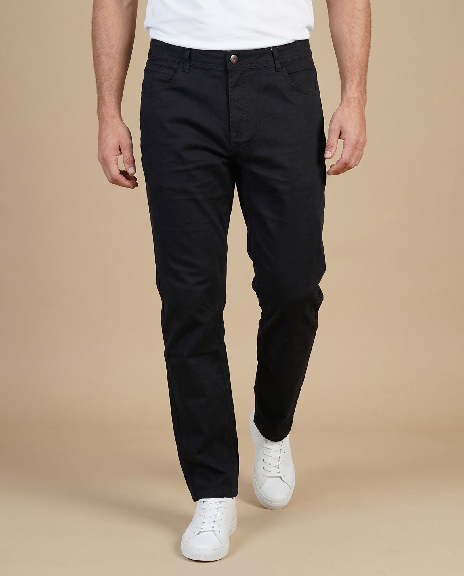Pantalón slim algodón elastano - Negro 34_335E306_NEG194218_3