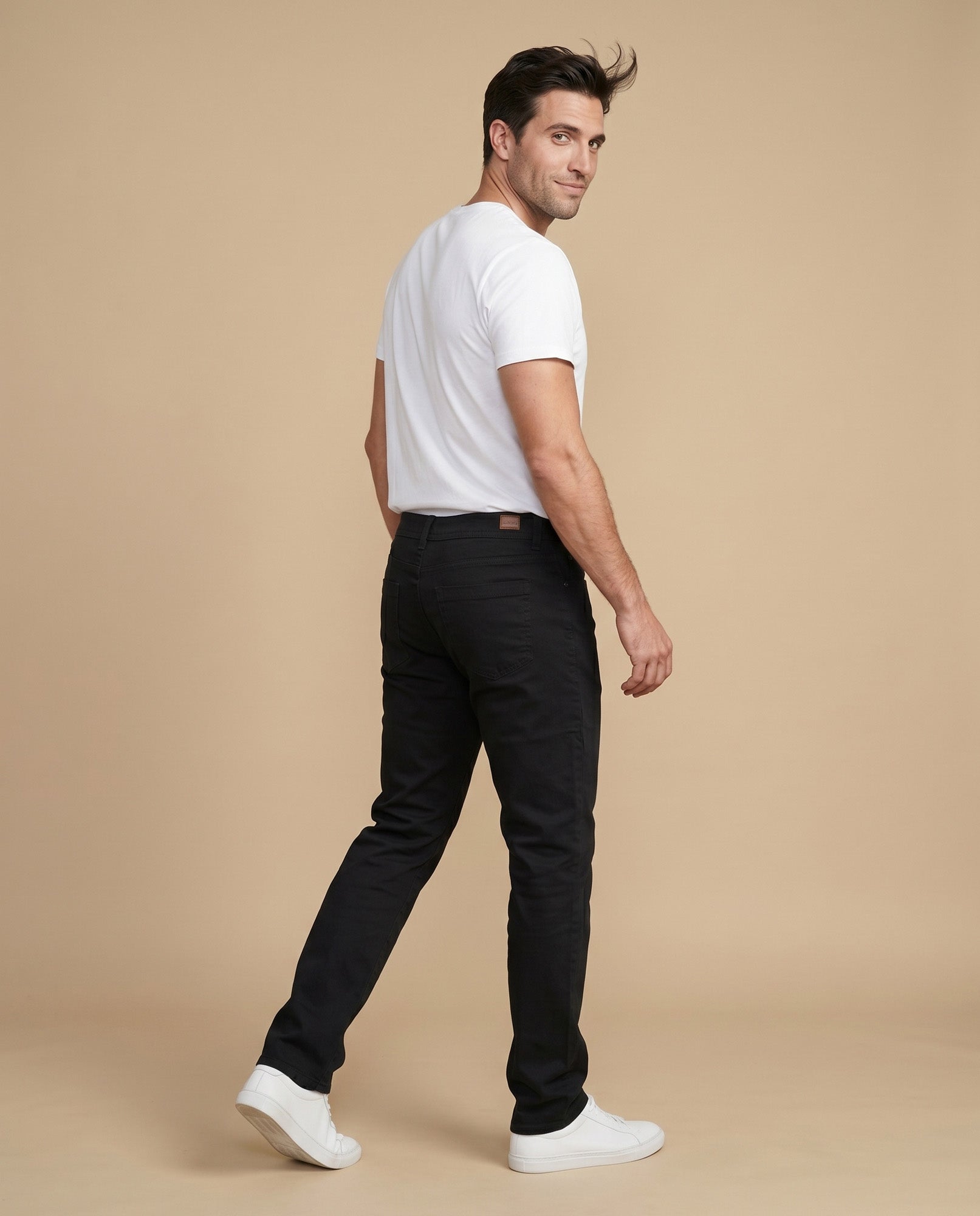 Pantalón slim algodón elastano - Negro 34_335E306_NEG194218_4